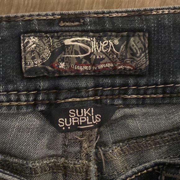 Silver flare jeans sz 29/32 - Picture 4 of 8